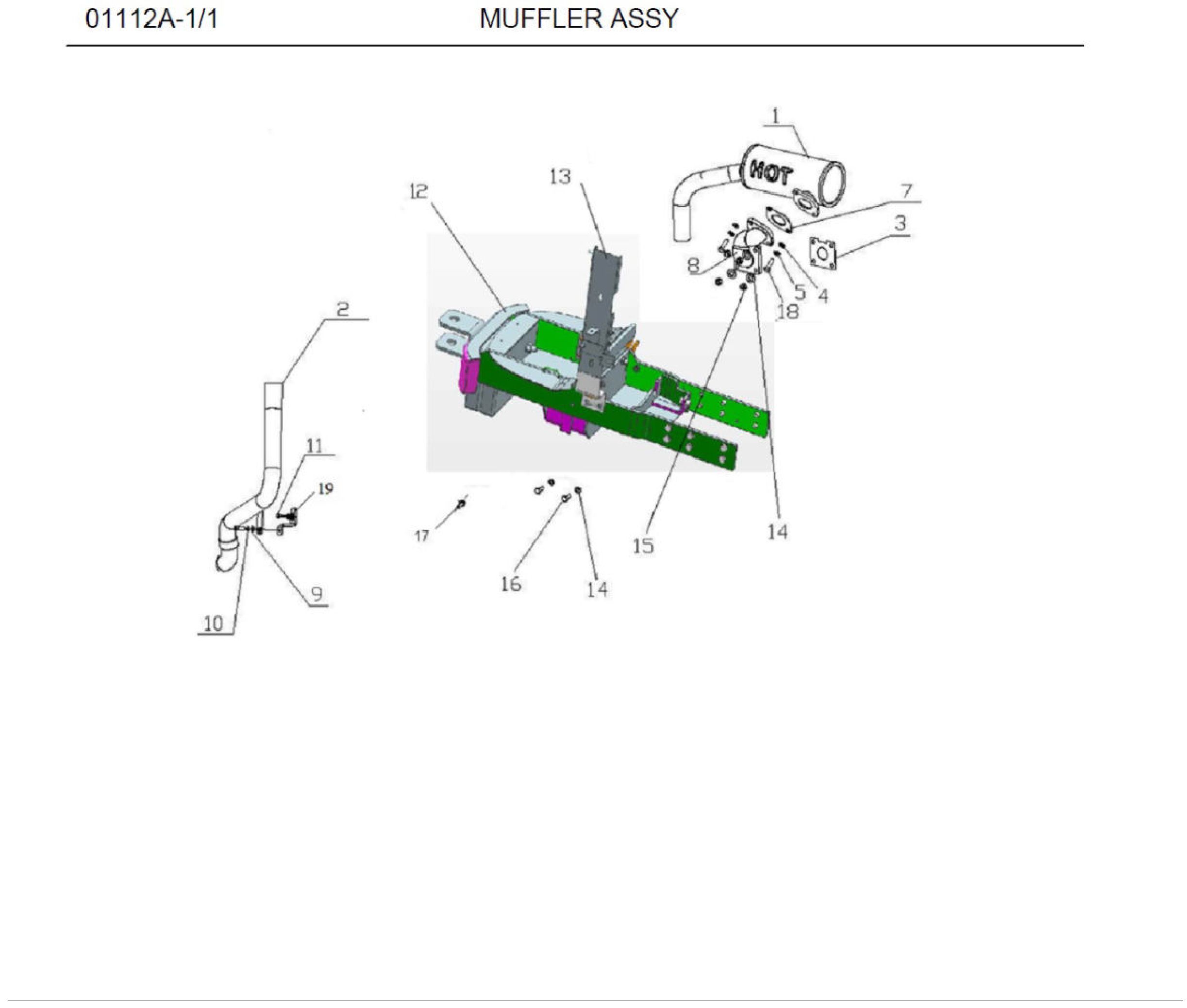 Schalldämpfer-Baugruppe (Muffler Assembly) - 21