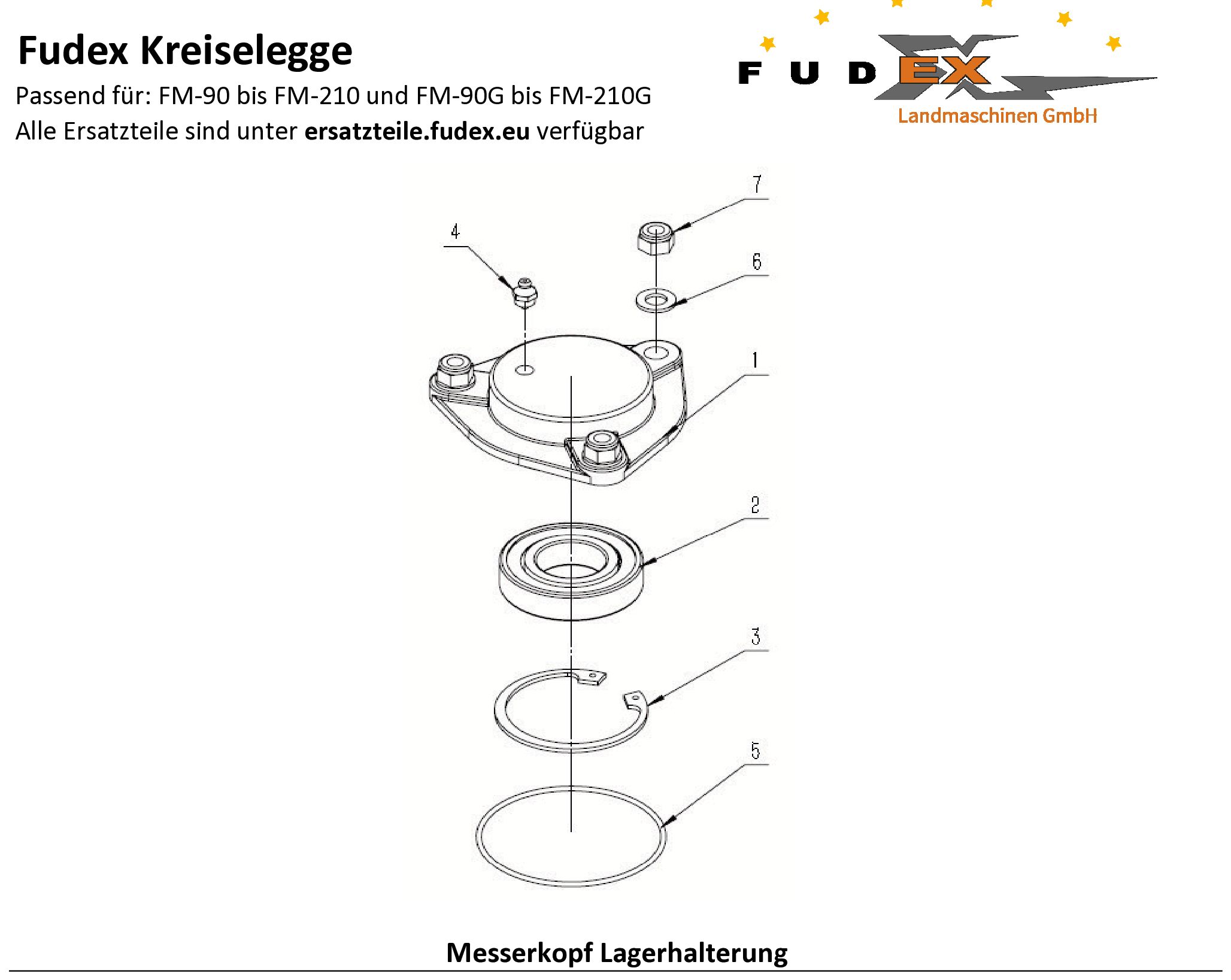 Messerkopf Lagerhalterung - 13